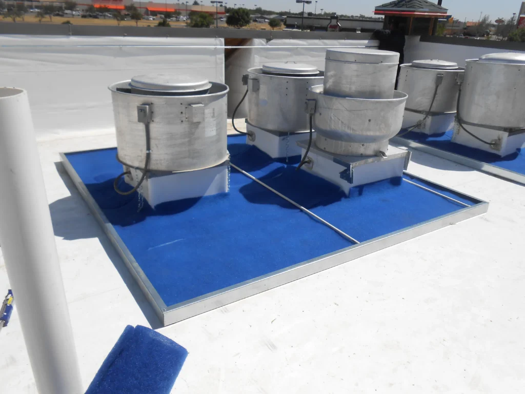 rooftop grease containment installation - DDAN Hood Cleaning and Repair