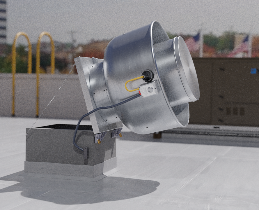 exhaust fan hinge kit installation detail - DDAN Hood Cleaning and Repair