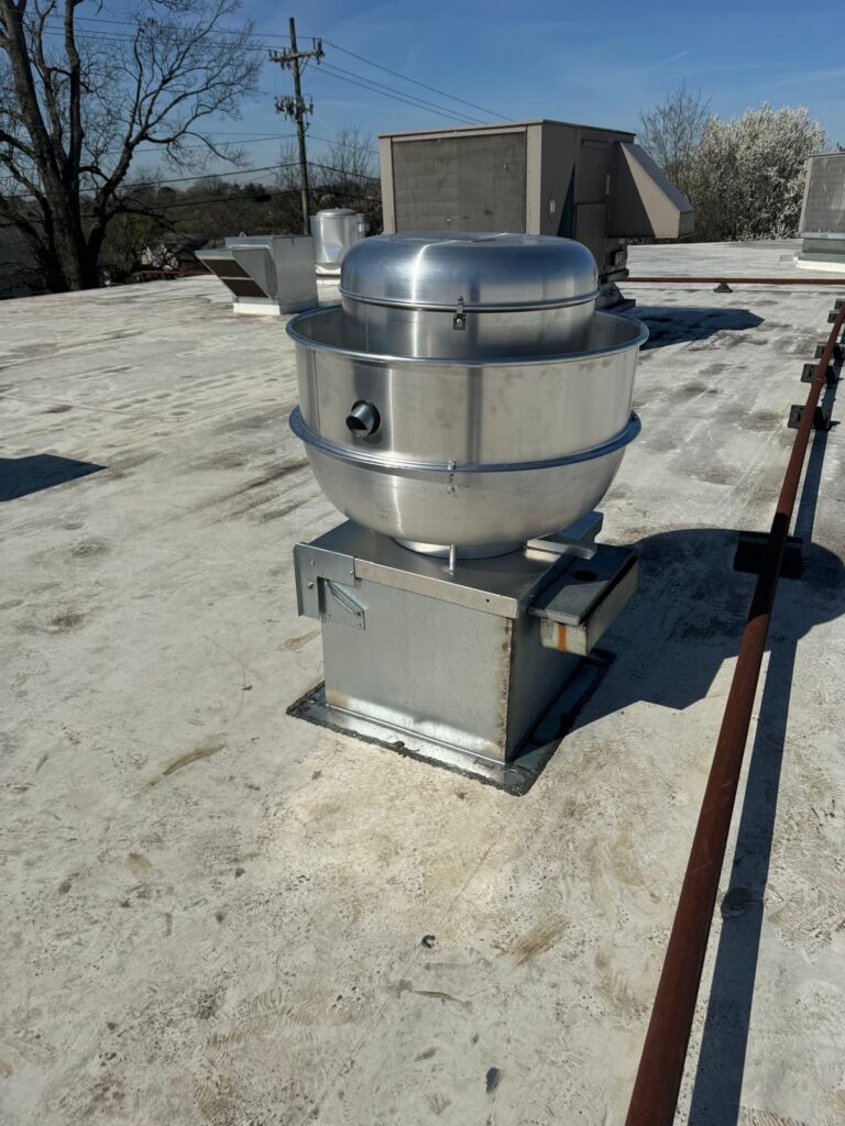 rooftop exhaust fan hinge kit installation - DDAN Hood Cleaning and Repair